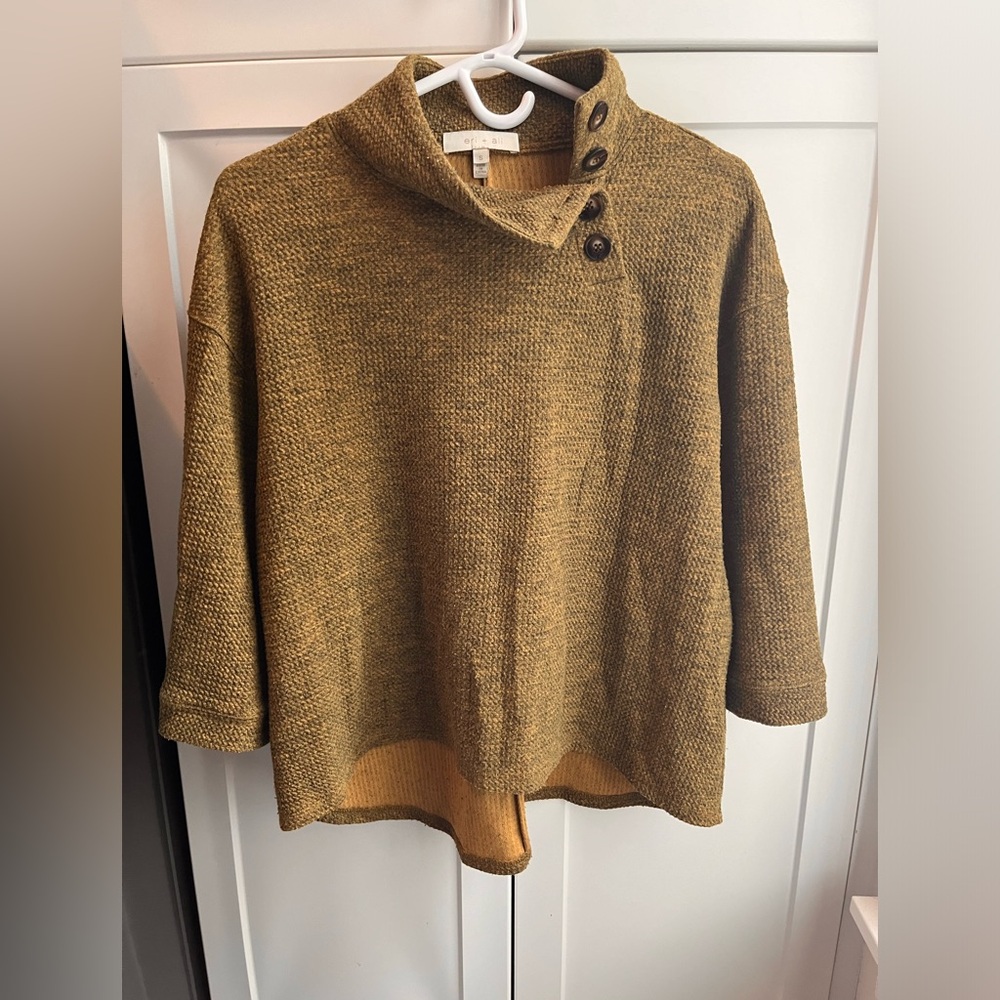 Mock neck shirt from Anthropologie 
Size S. Brand Eri & Ali